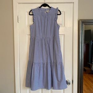 J. Crew Factory Tiered Midi Dress